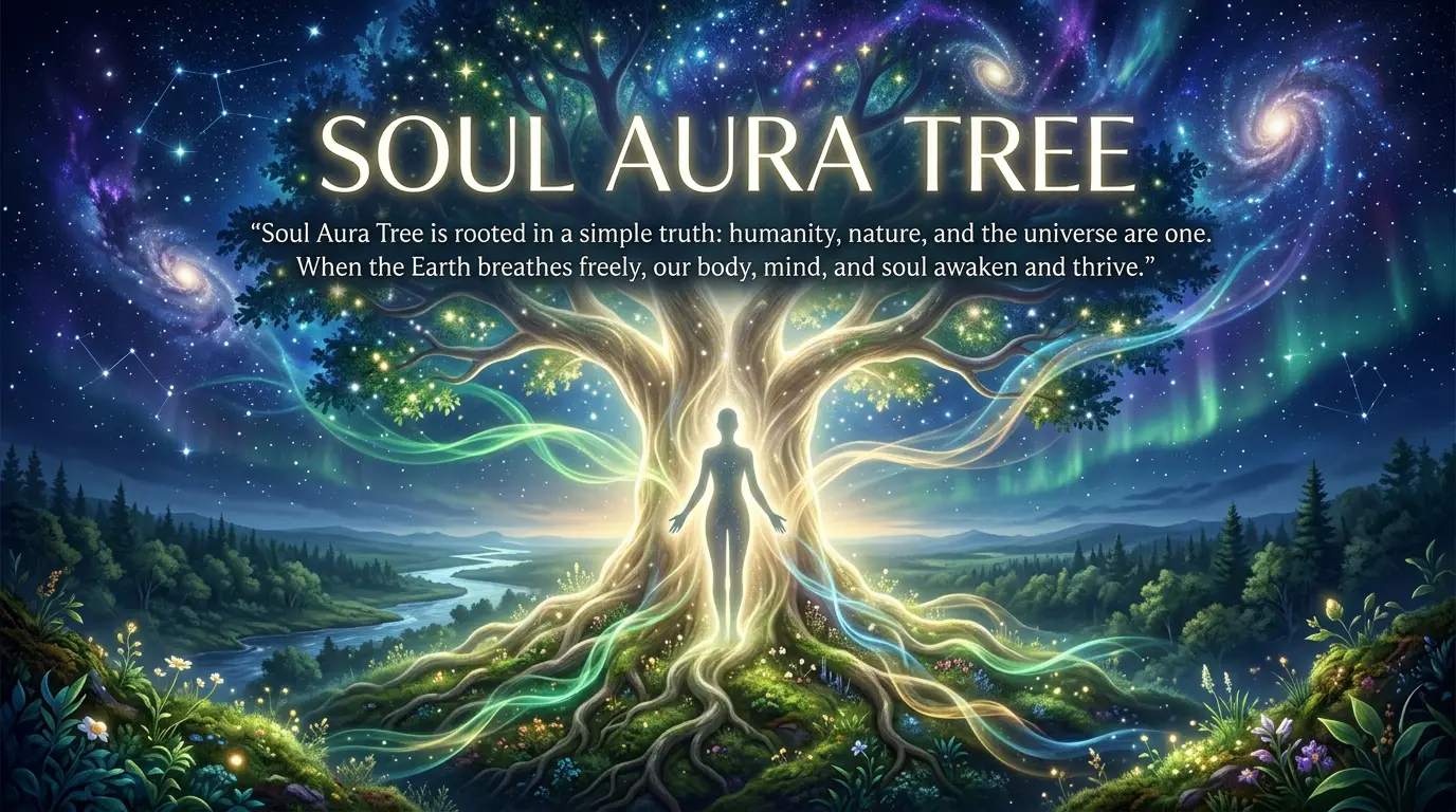 Soul Aura Tree is rooted in a simple truth: humanity, nature, and the universe are one.